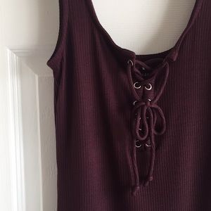 Aerie Bodysuit in Plum
